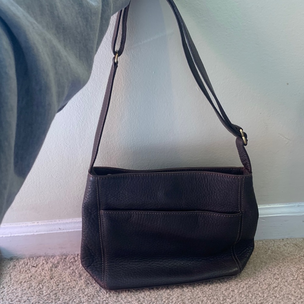 Vintage Leather Coach Bag